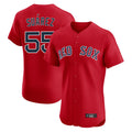 Boston Red Sox #55 Ranger Suarez Player Red MASONITE Limited Elite Home Game Stitched Jerseys1
