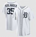 Detroit Tigers #35 Justin Verlander White MASONITE 2026 Cool Base Stitched Jersey