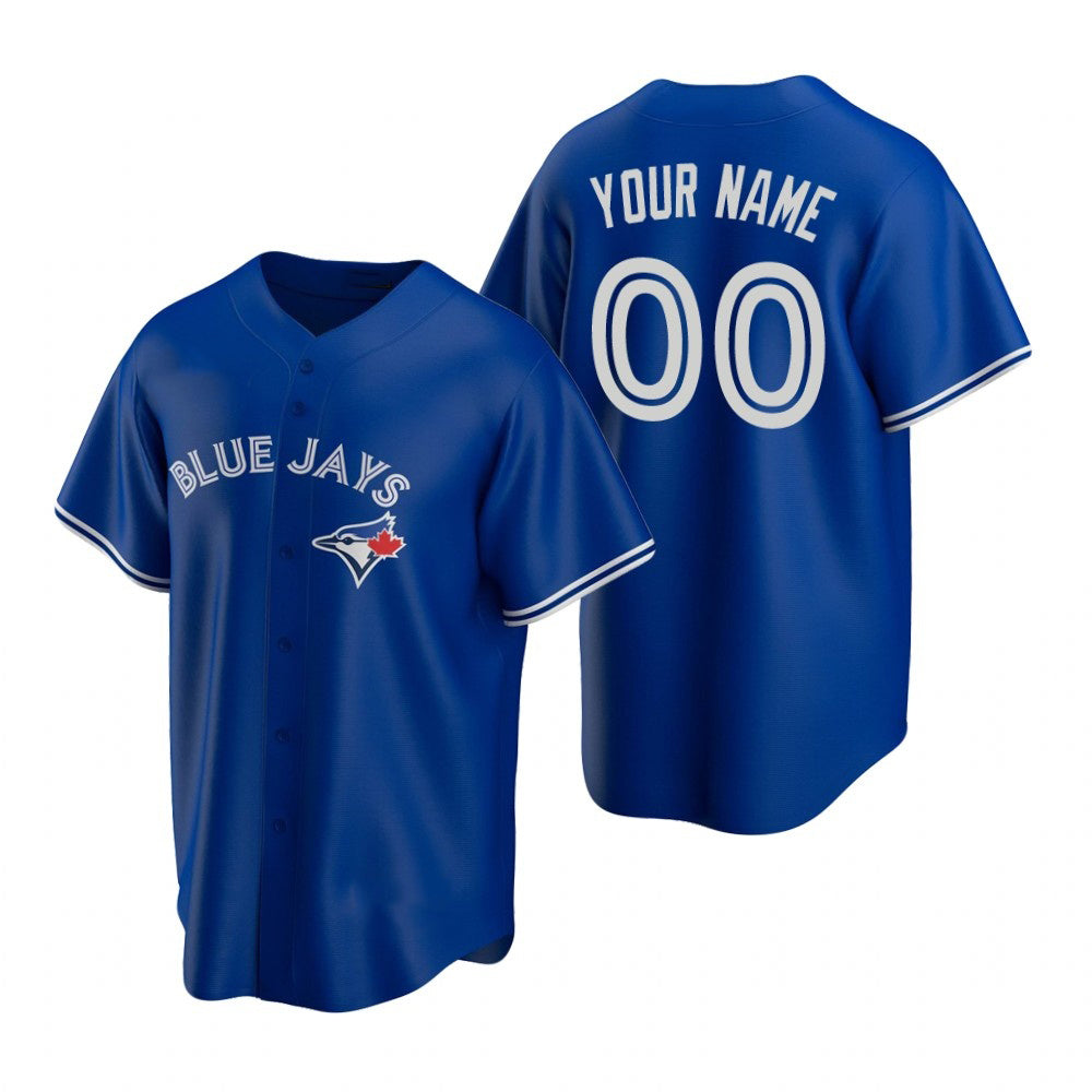Custom Toronto Blue Jays Royal MASONITE Stitched Cool Base Jersey