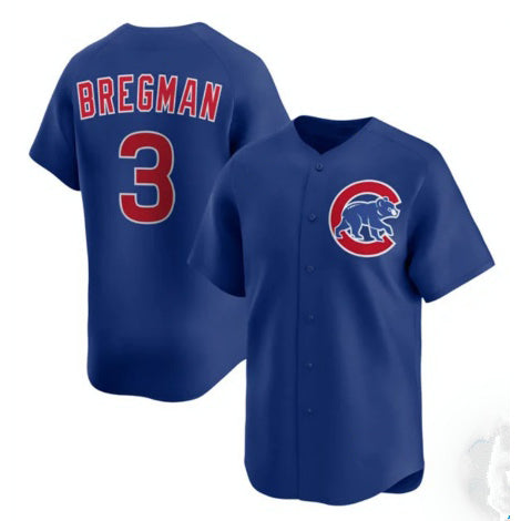 Chicago Cubs #3 Alex Bregman Royal MASONITE Limited Stitched Jersey