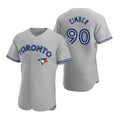 Toronto Blue Jays #90 Adam Cimber Gray MASONITE Road Flex Base Player Jersey