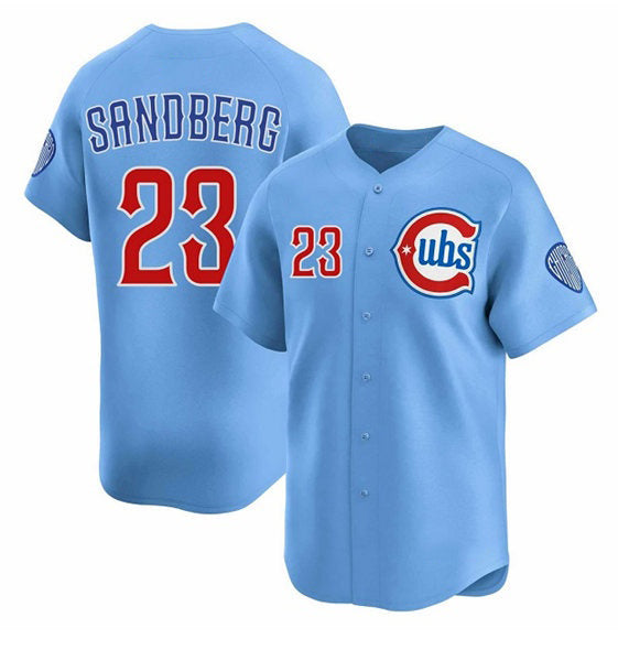Chicago Cubs #23 Ryne Sandberg Blue MASONITE 2024-25 2nd Alternate Limited Stitched Jersey