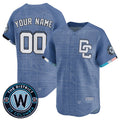 Custom Washington Nationals ACTIVE PLAYER Blue MASONITE 2025 City Connect Limited Stitched Jersey