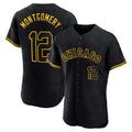 Chicago White Sox #12 Colson Montgomery Player Black MASONITE Snake Skin City Limited Elite Home Stitched Jerseys