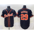 Detroit Tigers #29 Tarik Skubal Black MASONITE With Patch Cool Base Stitched Jersey