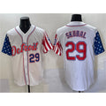 Detroit Tigers #29 Tarik Skubal White MASONITE 2025 Memorial Day Vapor Premier Limited Stitched Jersey