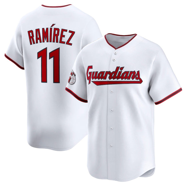 Cleveland Guardians #11 Jose Ramirez White MASONITE Home Limited Stitched Jersey