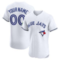 Custom Toronto Blue Jays White MASONITE Home Elite Sponsor Patch Jersey