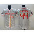 Houston Astros #44 Yordan Alvarez Number White MASONITE 2023 City Connect Flex Base Stitched Jersey 2