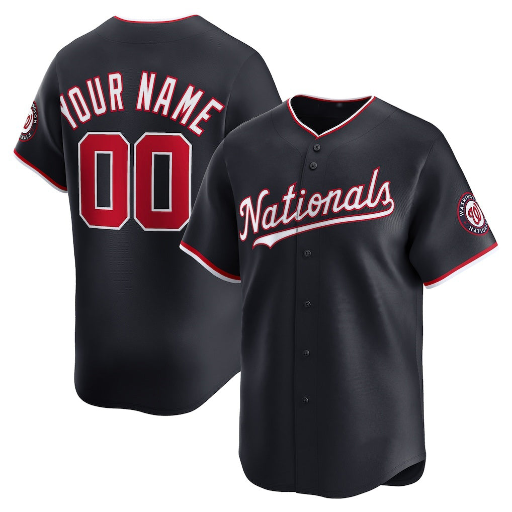 Custom Washington Nationals Navy MASONITE Alternate Limited Jersey