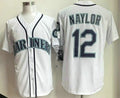 Seattle Mariners #12 Josh Naylor White MASONITE Cool Base Jersey