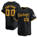 Custom Pittsburgh Pirates Active Player Black MASONITE Alternate Limited Stitched Jersey