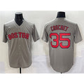 Boston Red Sox #35 Garrett Crochet Gray MASONITE Cool Base Stitched Jersey