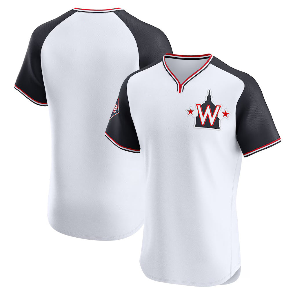 Washington Nationals White MASONITE Alternate Elite Jersey