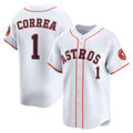 Houston Astros #1 Carlos Correa White MASONITE Home Limited Player Jersey
