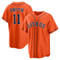 Houston Astros #11 Cam Smith Orange MASONITE Alternate Replica Jersey