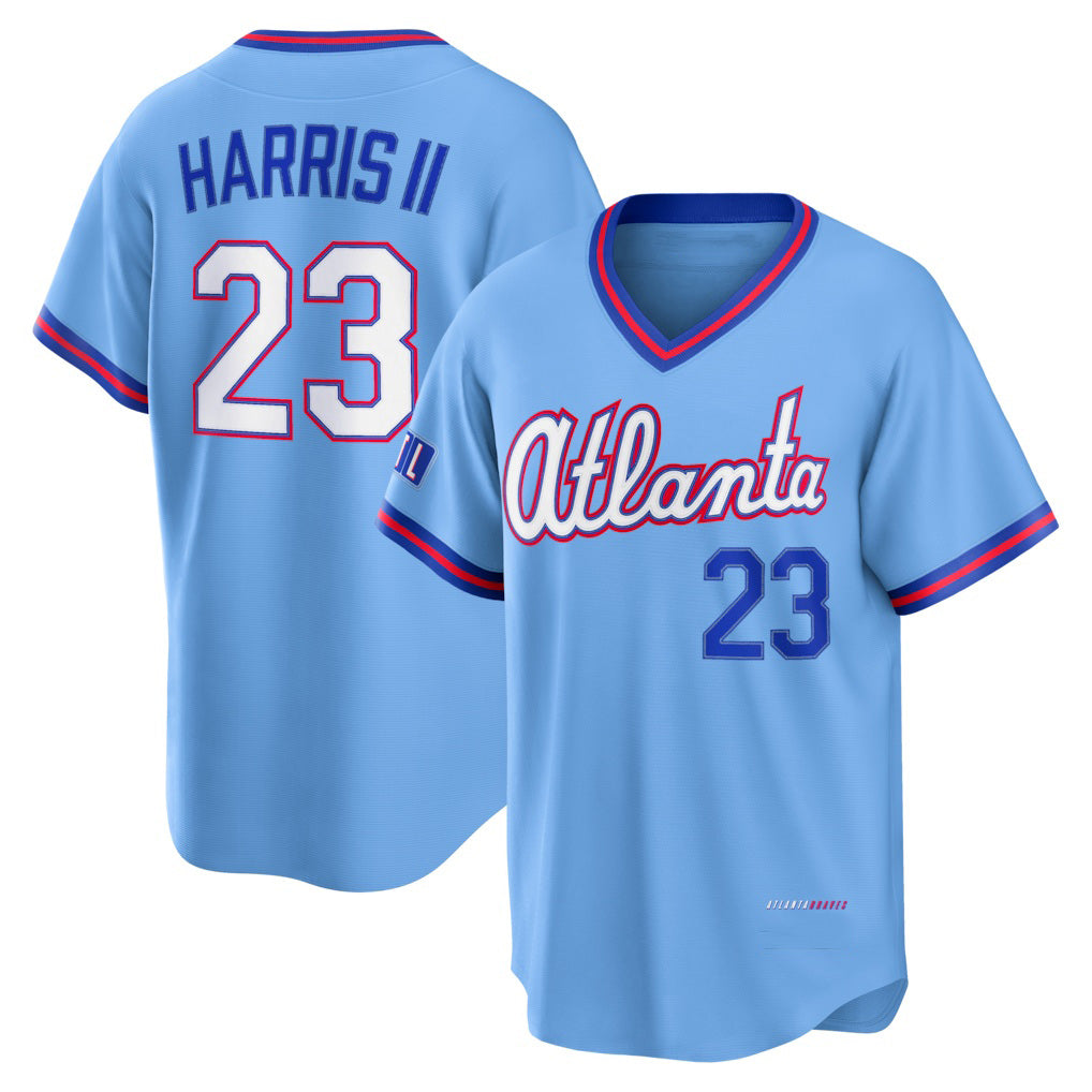 Atlanta Braves #23 Michael Harris II Powder Blue MASONITE 2026 City Connect Stadium Jersey