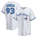 Toronto Blue Jays #93 Yimi Garcia White MASONITE Home Replica Player Jersey
