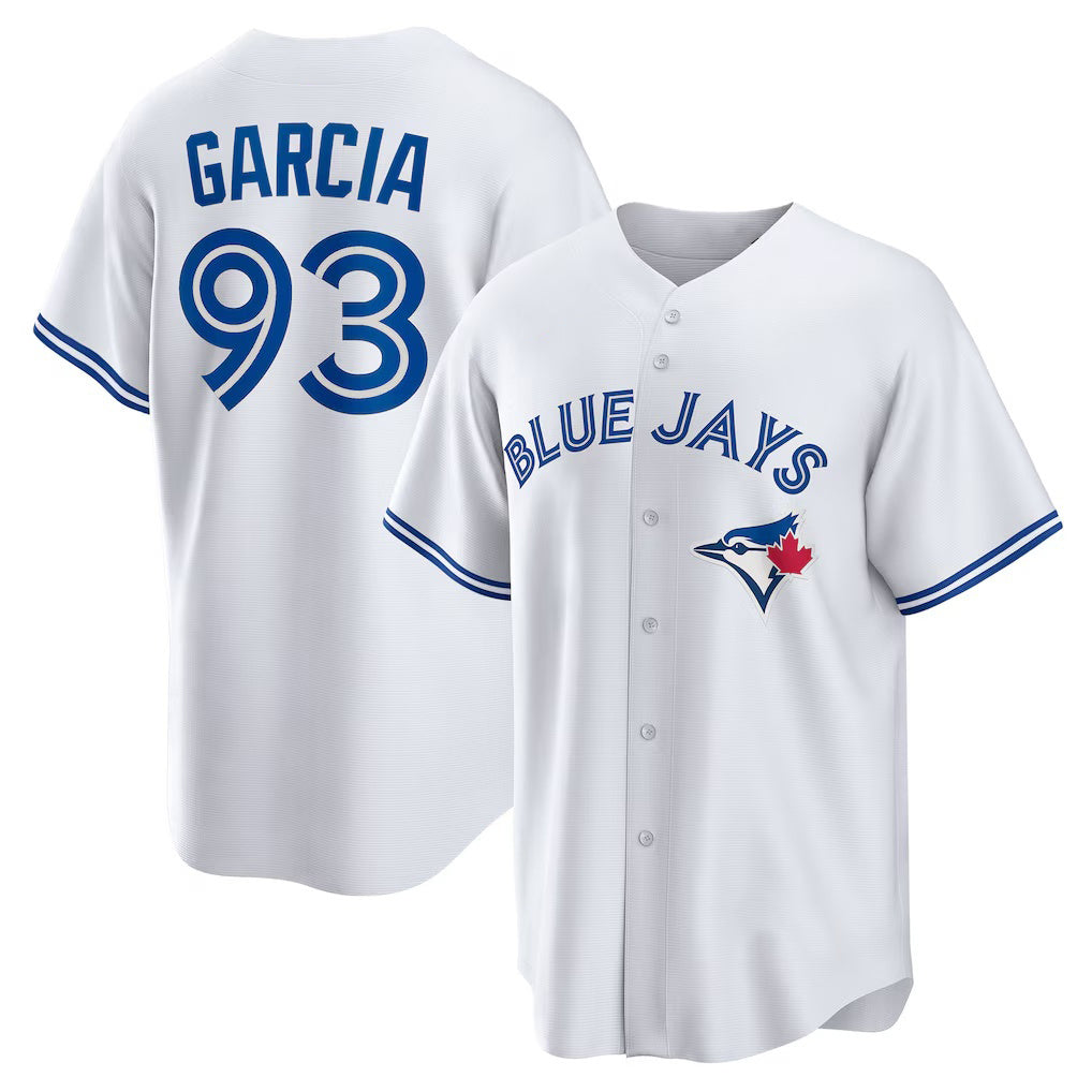Toronto Blue Jays #93 Yimi Garcia White MASONITE Home Replica Player Jersey