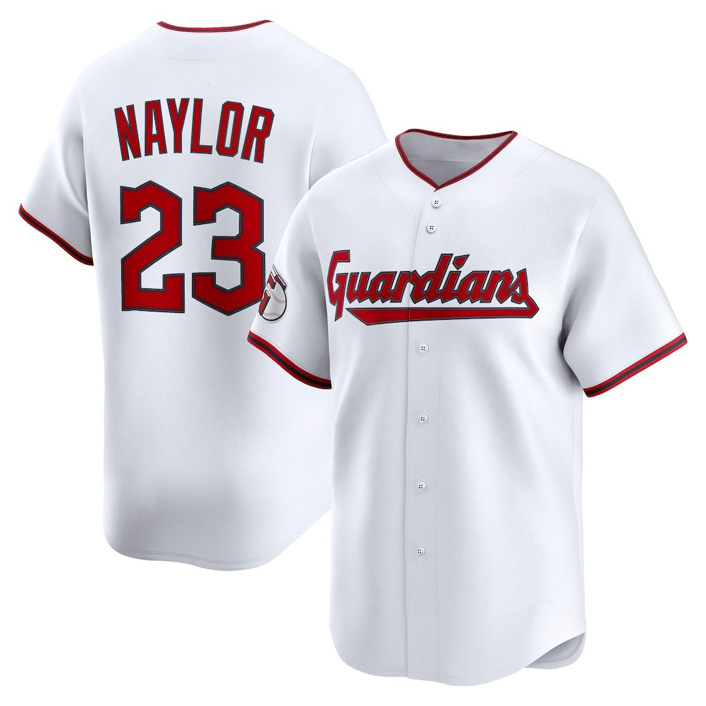 Cleveland Guardians #23 Bo Naylor White MASONITE Home Limited Player Jersey