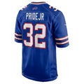 B.Bills #32 Toriano Pride Jr. Royal MASONITE Team Game Jersey