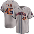 Houston Astros #45 Tatsuya Imai Grey MASONITE 2026 Limited Stitched Jersey