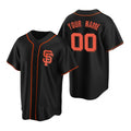 Custom San Francisco Giants Black MASONITE Stitched Cool Base Jersey