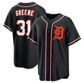 Detroit Tigers #31 Riley Greene Black MASONITE Out Stitched Jersey