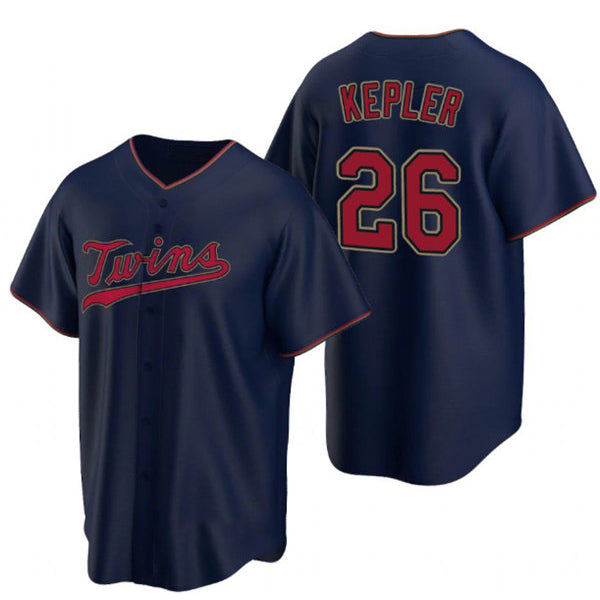 Minnesota Twins #26 Max Kepler Navy MASONITE Cool Base Stitched Jersey