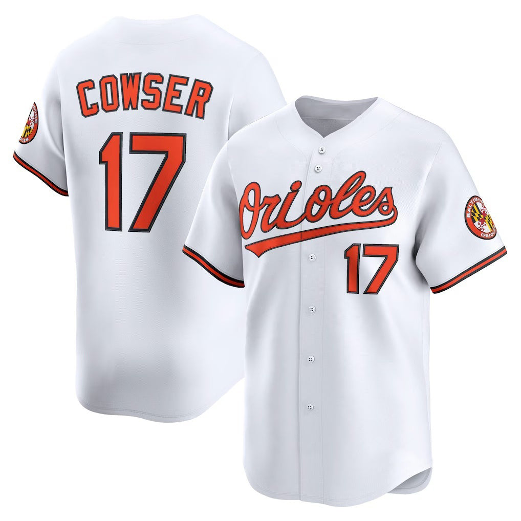 Baltimore Orioles #17 Colton Cowser White MASONITE Home Limited Player Jersey