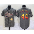 Houston Astros #44 Yordan Alvarez Number Grey MASONITE Gridiron Cool Base Stitched Jersey
