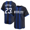 Detroit Tigers #23 Kirk Gibson Player Navy MASONITE City Connect Home Limited Stitched Jerseys