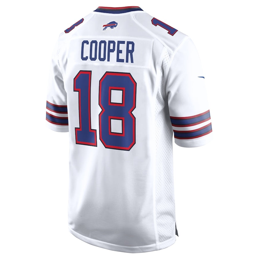 B.Bills #18 Amari Cooper White MASONITE Game Jersey