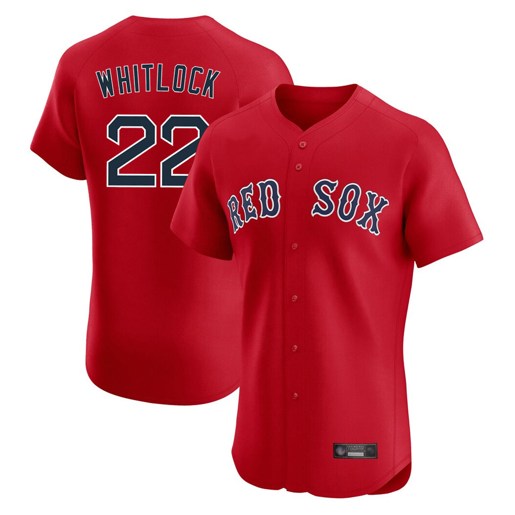 Boston Red Sox #22 Garrett Whitlock Player Red MASONITE Limited Elite Home Game Stitched Jerseys1