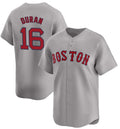 Boston Red Sox #16 Jarren Duran Gray MASONITE 2024 Away Limited Stitched Jersey