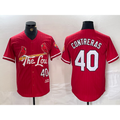St. Louis Cardinals #40 Willson Contreras Red MASONITE 2024 City Connect Limited Stitched Jersey