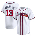 Atlanta Braves #13 Ronald Acuna Jr White MASONITE Home Limited Player Jersey