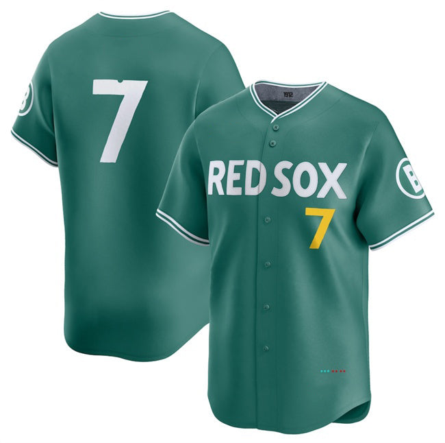 Boston Red Sox #7 Masataka Yoshida Green MASONITE 2025 City Connect Limited Stitched Jersey