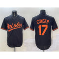 Baltimore Orioles #17 Colton Cowser Black MASONITE Cool Base Stitched Jersey