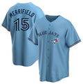 Toronto Blue Jays #15 Whit Merrifield Light Blue MASONITE Stitched Cool Base Jersey