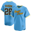 Milwaukee Brewers #28 Andrew Vaughn Powder Blue MASONITE City Connect Limited Stitched Jersey