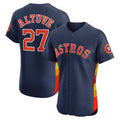 Houston Astros #27 Jose Altuve Navy MASONITE Alternate 2 Elite Player Jersey