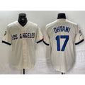 Los Angeles Dodgers #17 Shohei Ohtani Cream MASONITE 2024 City Connect Limited Stitched Jerseys