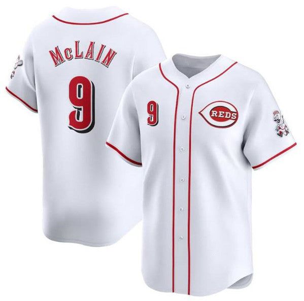 Cincinnati Reds #9 Matt McLain White MASONITE Home Limited Stitched Jersey