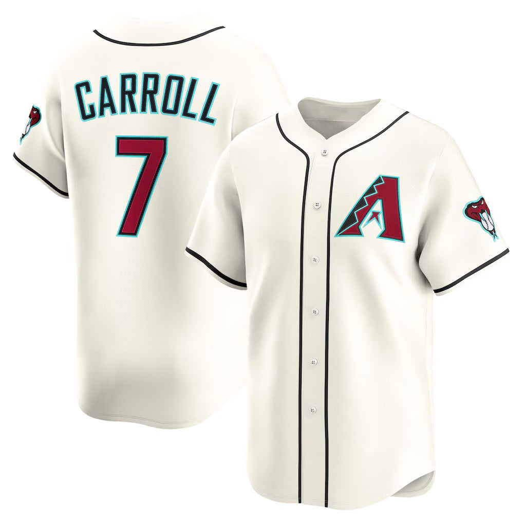 Arizona Diamondbacks #7 Corbin Carroll Cream MASONITE Home Limited Player Jersey