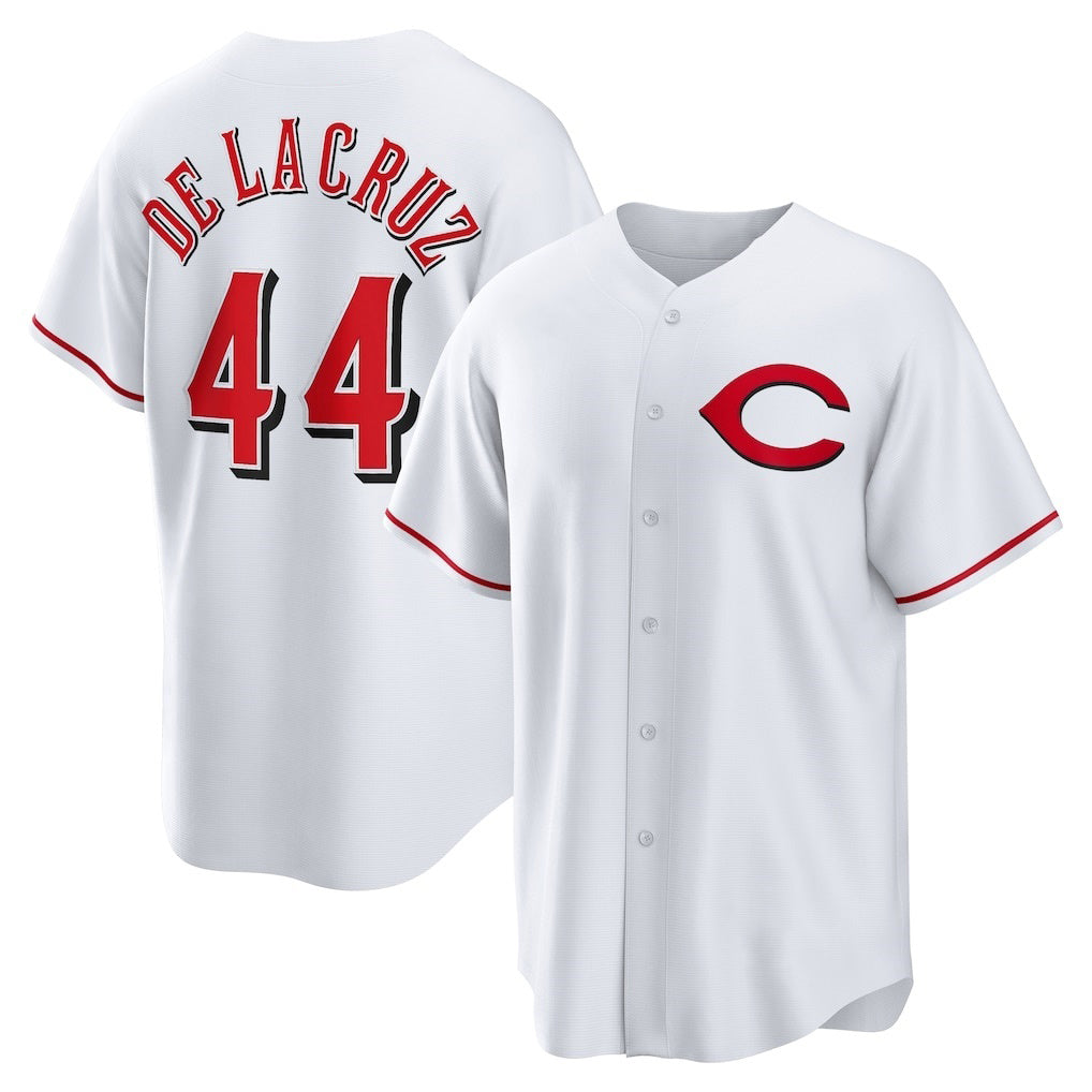 Cincinnati Reds #44 Elly De La Cruz White MASONITE Alternate 2 Replica Jersey