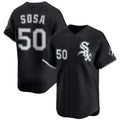 Chicago White Sox #50 Lenyn Sosa Black MASONITE 2025 Alternate Limited Stitched Jersey