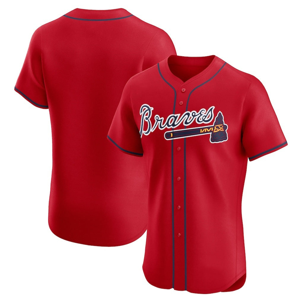 Atlanta Braves Red MASONITE Alternate Elite Jersey