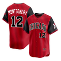 Chicago White Sox #12 Colson Montgomery Red Black MASONITE 2025 City Connect Limited Stitched Jersey