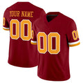 Custom W.Commanders Active Player Burgundy MASONITE 2025 F.U.S.E. Throwback Limited Stitched Jersey